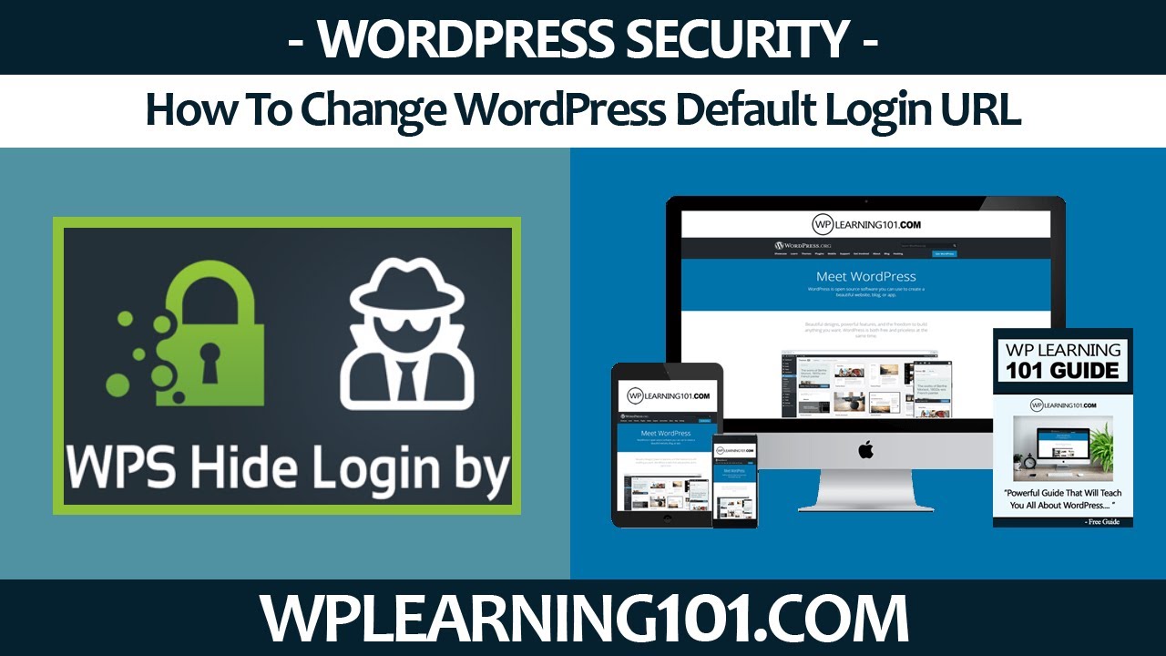 How To Change WordPress Default Login URL With WPS Hide Login WP Plugin ...