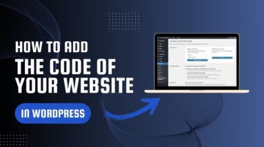 how to add the code to your wordpress website