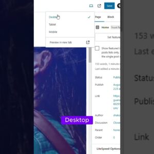 How to use the preview feature in WordPress #shorts #wordpress