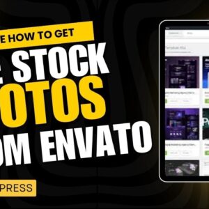 Free Stock Photos From Envato Elements In WordPress