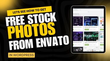 Free Stock Photos From Envato Elements In WordPress