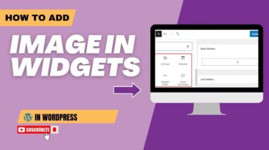 How To Add Image In Widgets In WordPress