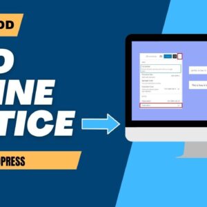 How To Add Inline Notice In WordPress