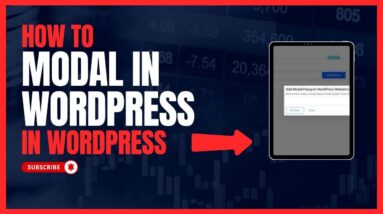 How To Add Modal In WordPress