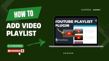 how to add video playlist in wordpress