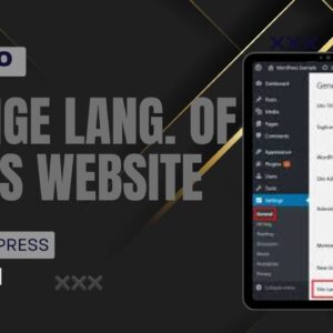 How To Change Language Of Your Website In WordPress