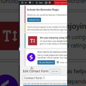 How to install contact form 7 plugin in WordPress #shorts #wordpress