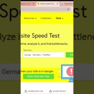 How to use a speed test tool for wordpress  #shorts #wordpress