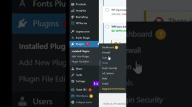 How to use security scanner in WordPress  #shorts #wordpress
