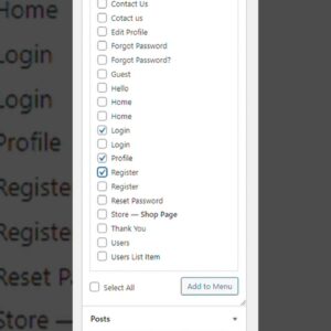 Menu settings in WordPress  #shorts #wordpress