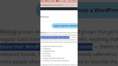 WordPress community tips  #shorts #wordpress