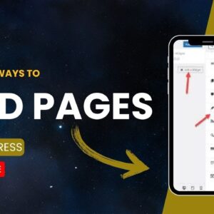 Different Ways To Add Pages In WordPress