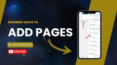 Different Ways To Add Pages In WordPress