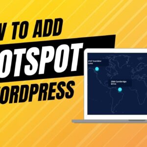 how to add hotspot in wordpress