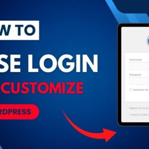 How to Use Login Customize in wordpress